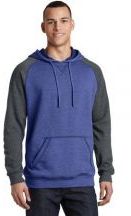 District® Young Mens Lightweight Fleece Raglan Hoodie